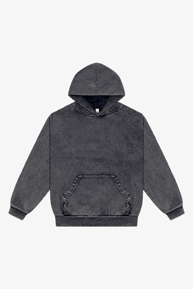 LA APPAREL - HEAVY FLEECE HOODIE (MINERAL WASH) HF09MW
