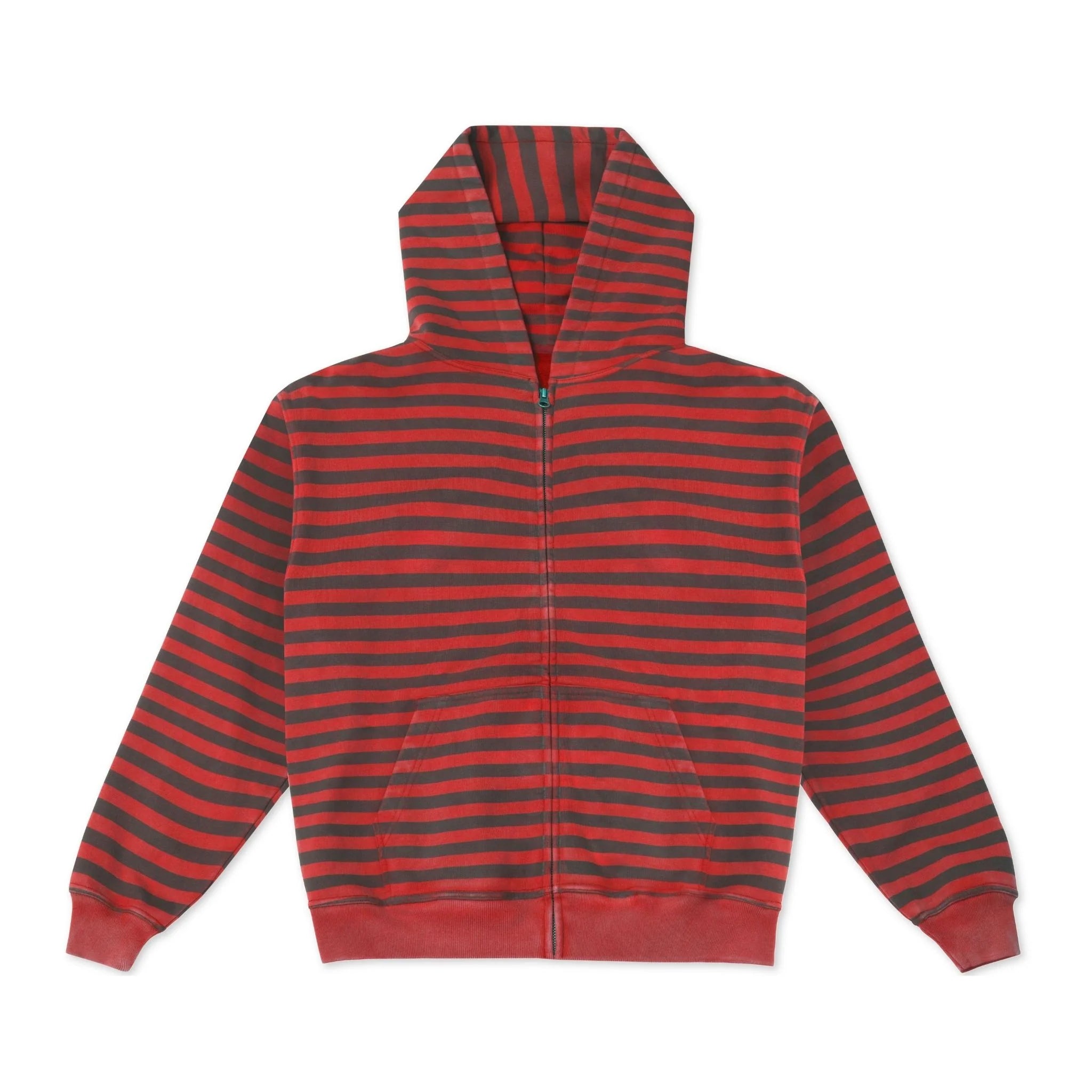 Striped Zip Hoodie